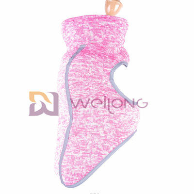 Velcro Açılış Pembe Polar Pet Coat Ceket Heather Köpek Sweatshirt