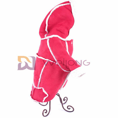 Sıcak Taklit Deri Evcil Hayvan Giyim Sonbahar Ham Kenar Sevimli Pet Hoodie