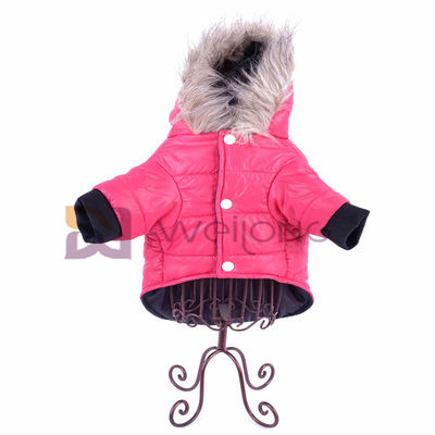 Vatka Çıtçıt Doldurma Açılış Kürk Hood Evcil Hayvan Giyim Hoodie Polyester köpek dış giyim