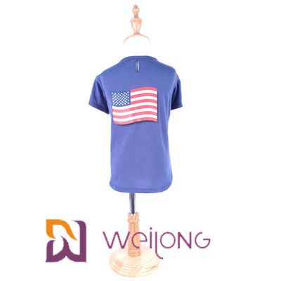 BSCI Amerikan Bayrağı Köpekler Için Pet T Shirt Bağımsızlık Günü Tank Top Kolsuz Yelek