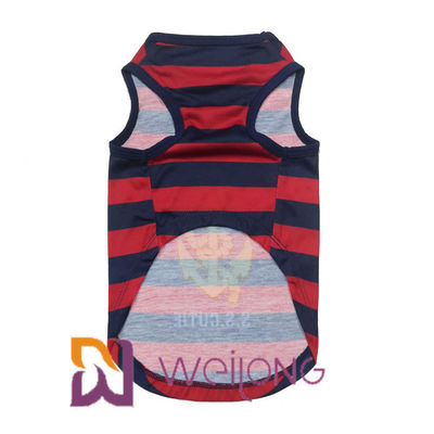 Polyester Özelleştirilmiş Kauçuk Baskı Şerit Pet T Shirt Köpek Doğum Günü Gömlek