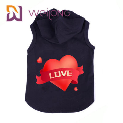 Sonbahar Kolsuz Kedi Köpek Baskılı Pet Hoodie Köpek Ve Kedi Giysileri