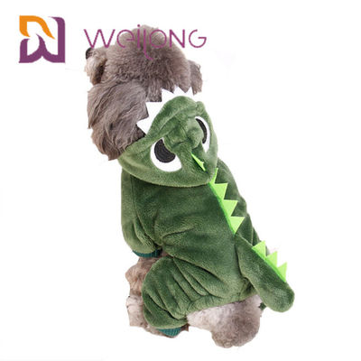 Mercan Kadife Timsah Küçük Köpek Pijama Kedi Sıcak Köpek Giysileri Hoodie
