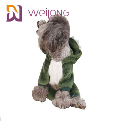 Mercan Kadife Timsah Küçük Köpek Pijama Kedi Sıcak Köpek Giysileri Hoodie