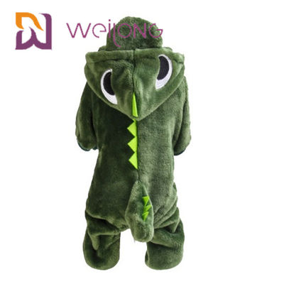 Mercan Kadife Timsah Küçük Köpek Pijama Kedi Sıcak Köpek Giysileri Hoodie
