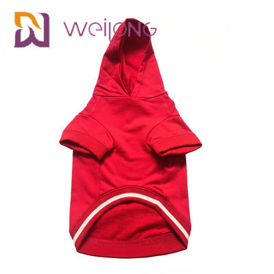 Sonbahar / Kış için Özelleştirilmiş Renkler Baskı Evi Pet Köpek Noel Hoodie CVC