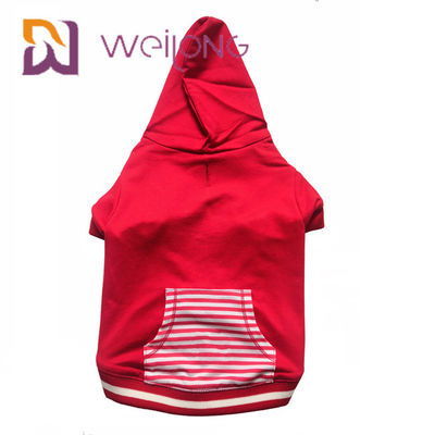 Sonbahar / Kış için Özelleştirilmiş Renkler Baskı Evi Pet Köpek Noel Hoodie CVC