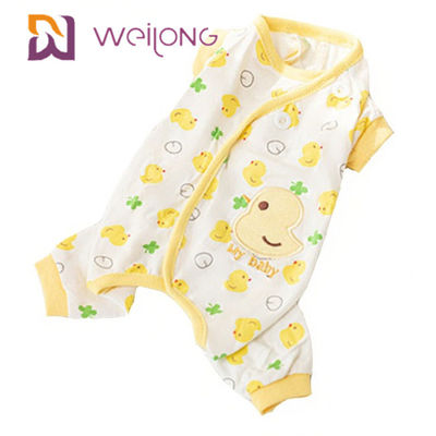 Dijital Baskı Özelleştirme Yaz Xl Köpek Pijamaları Onesie BSCI / WMT / ISO9001