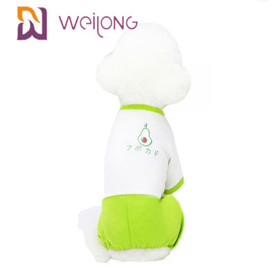 Poly French Terry Pet Pijama Yaz Etek Köpekler Kedi İçin Özel Pijama