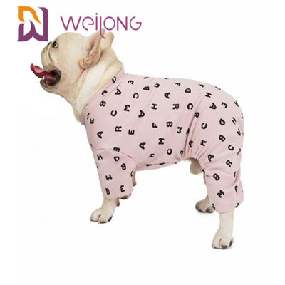 Kişiselleştirme Sonbahar / Kış Kazak Pet Pijama BSCI Köpek Polar Onesie