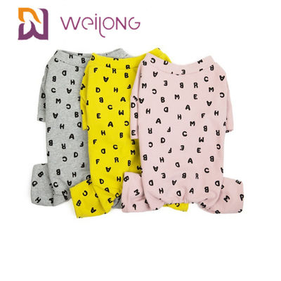 Kişiselleştirme Sonbahar / Kış Kazak Pet Pijama BSCI Köpek Polar Onesie