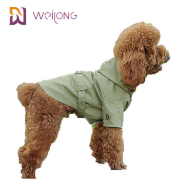 Bahar Kedi Rüzgar Pet Coat Snaps Açılış Pamuk Dimi Köpek Trençkot
