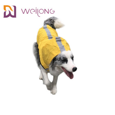 Hood ile Su Geçirmez Yansıtıcı Pet Yağmurluk Köpek Rüzgarlık Ceket