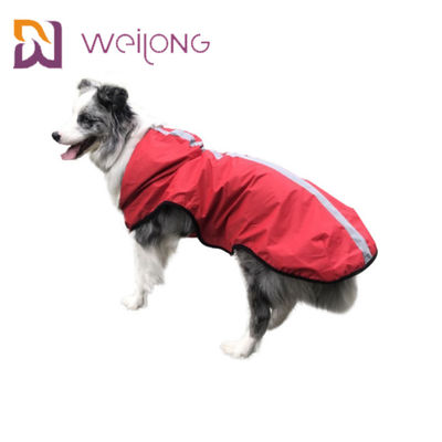 Hood ile Su Geçirmez Yansıtıcı Pet Yağmurluk Köpek Rüzgarlık Ceket