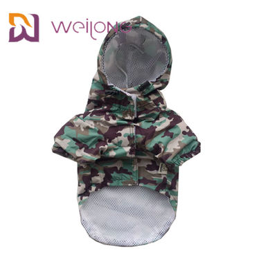 Velcro Açılış Camo Pet Köpek Su Geçirmez Tulum Mesh Astar