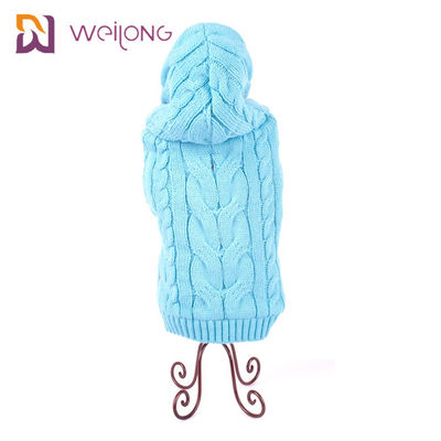 Akrilik Köpek Bezi Örgü Pet Kazak Yumuşak Sherpa Köpek Hoodie Kazak