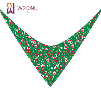 Premium Dayanıklı Kumaş Köpek Noel Bandana Benzersiz Şekil Ayarlanabilir Fit