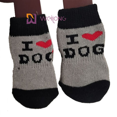 Özelleştirme Kaymaz Koruyucu Çorap Köpek Paw Köpek Çorapları İçin Çizilmeyi Önlemek İçin